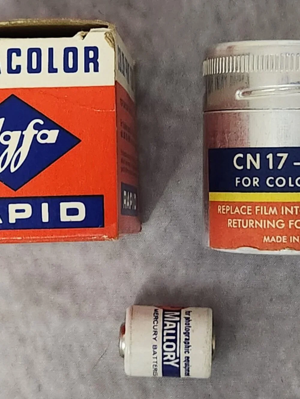 Vintage Agfa Rapid-C 35mm Camera with Original Packaging